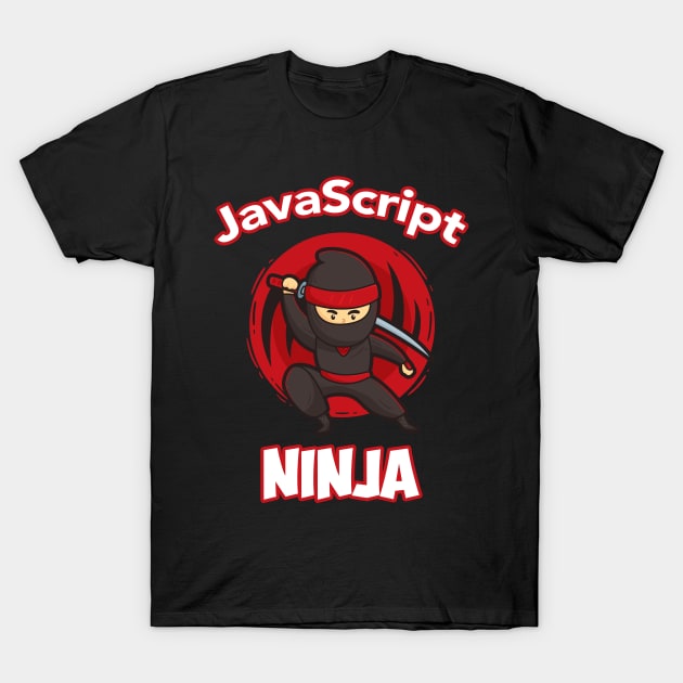 JavaScript Programmer Ninja T-Shirt by vladocar